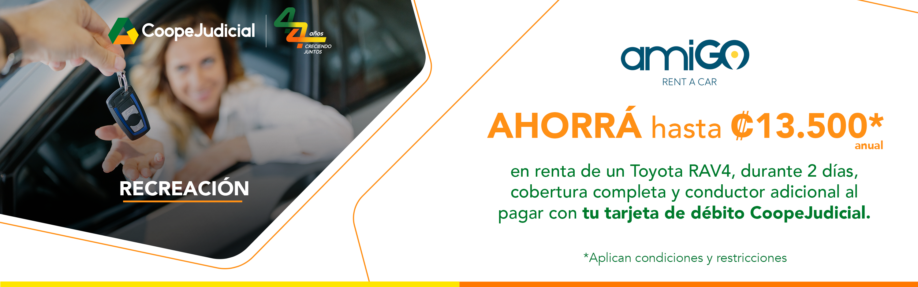 banner amigo rent a car Coopejudicial